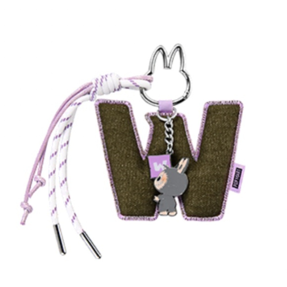 LETTER W - Authentic Pop Mart Pin For Love Letter Pendant, Confirmed Blind Box